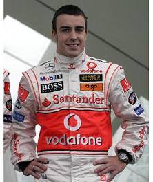 Fernando Alonso como piloto de McLaren